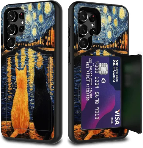 Vista 71 de Funda híbrida de doble capa con función atril para Samsung Galaxy A16 5G de 6.9 pulgadas, diseño de vaca con bandera estadounidense