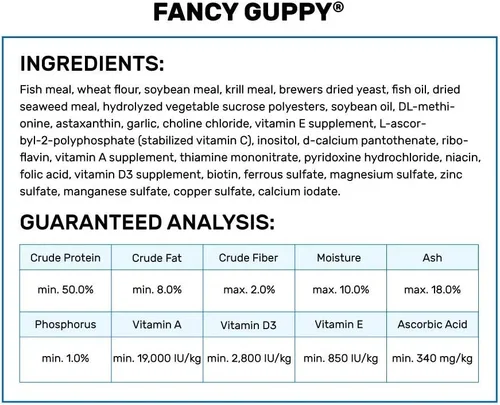 Vista 3 de Hikari Tropical Fancy Guppy Fish Food, 0.77 oz (22g)