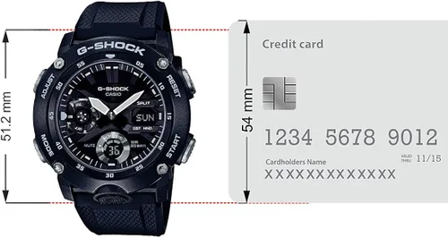 Vista 7 de Casio G-Shock GA-2000S-1A - Reloj analógico digital para hombre GA-2000