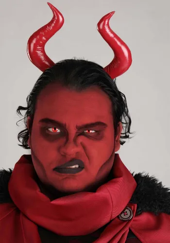 Vista 3 de Disfraz de Señor Demonio para Hombre Talla Plus Multicolor