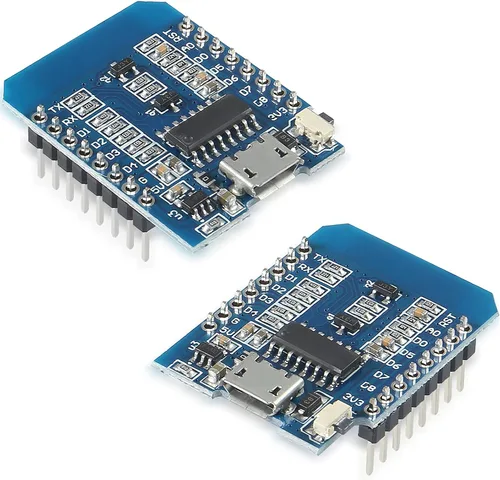Vista 3 de ACEIRMC ESP8266 ESP-12 ESP-12F NodeMcu Mini D1 Módulo Lua 4M bytes WLAN WiFi Internet Junta Base en ESP8266 ESP-12F para Arduino, compatible