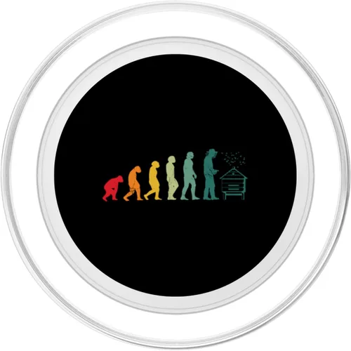 Vista 2 de Beekeeping Evolution Honey Bees Supplies Beekeeper PopSockets MagSafe PopGrip for iPhone