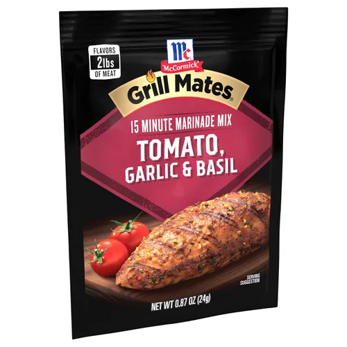 Vista 4 de Grill Mates, adobo Tomato Garlic Basil, 0.87 onza (paquete de 12)