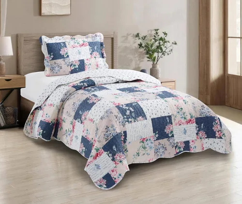 Vista 13 de Brilliant Sunshine Juego de edredón clásico de 2 piezas con 1 funda, reversible, suave y ligera, para todas las estaciones, individual, beige