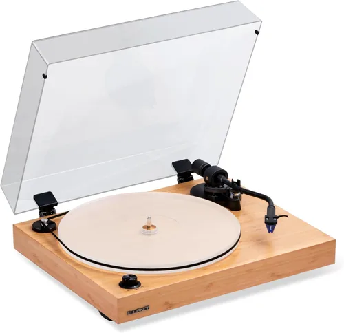 Vista 2 de Fluance RT85 Reference High Fidelity Vinyl Turntable, PA10 Phono Preamp and Ai81 Powered Floorstanding Speakers, Ortofon 2M Blue Cartridge, 150W