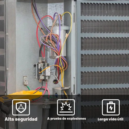 Vista 4 de VEXUNGA Capacitor Dual de Arranque Redondo A/C de 50/5 uF 50+5 MFD 370VAC o 440VAC CBB65 CBB65B Capacitores de Aire Acondicionado para Motor