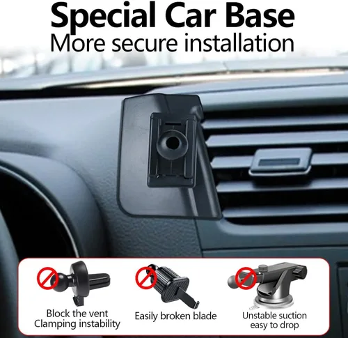 Vista 2 de Soporte para teléfono de coche para Toyota Highlander 2008 2009 2010 2011 2012 2013 Base Plus SE Sport Limited Auto Accesorios Decoración