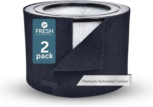 Vista 10 de Prefiltro de carbón activado prémium compatible con filtros de purificadores de aire Honeywell R, filtro de repuesto HEPA Prime, prefiltro Honeywell