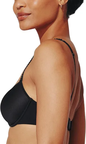 Vista 2 de Thirdlove Sujetador de camiseta clásico 24/7 para mujer, brasier de espuma Negro