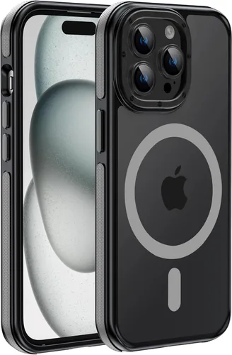 Vista 17 de Funda magnética fuerte para iPhone 12 Pro Max [Protección de grado militar de 10 pies] Compatible con MagSafe, funda protectora a prueba de golpes