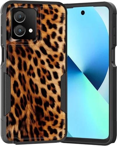 Vista 241 de para Moto G Play 4G 2024, funda de dos capas híbrida resistente y a prueba de golpes, PC duro + silicona suave protectora para Motorola Moto G Play