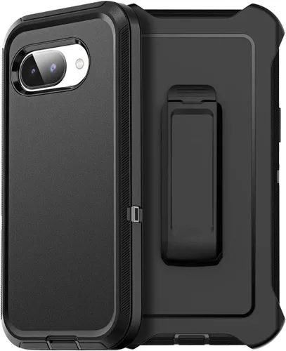 Vista 8 de AICase Funda transparente para Google Pixel 9a (6.3 pulgadas), resistente protección contra caídas, cuerpo completo, a prueba de golpes, a prueba