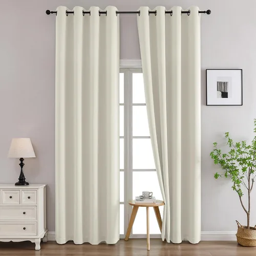 Vista 173 de Simplebrand Juego de 2 paneles de cenefa aguamarina para ventana de cocina de 14 pulgadas de largo, cortinas de oscurecimiento de habitación
