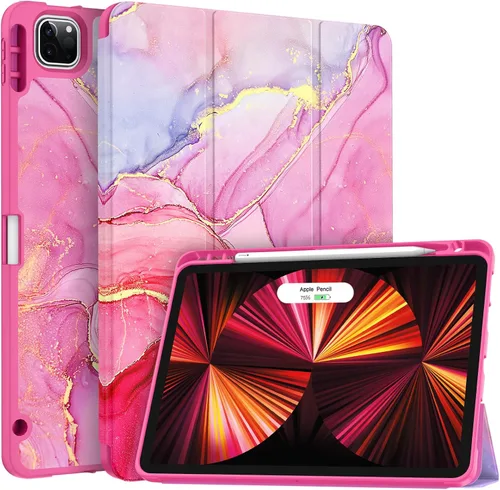 Vista 9 de Soke Funda para iPad Pro 11 (M2) 2022/2021/2020 con soporte para lápices