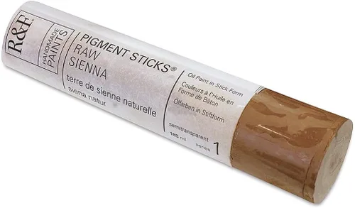 Vista 92 de R&F Handmade Paints - Pigmento profesional al óleo en barra, naranja lizarina, 6.4 fl oz