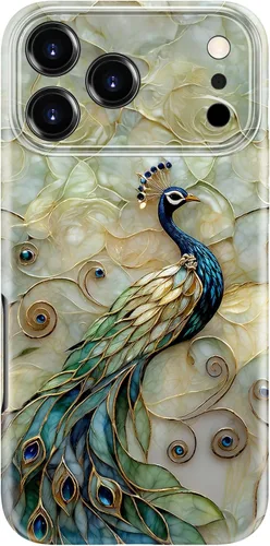 Vista 97 de LUHOURI Funda para iPhone 12 Mini, compatible con carga inalámbrica, doble capa, interior de silicona suave + carcasa exterior dura, bonito diseño