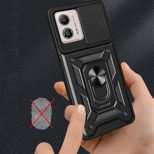 Vista 9 de Funda de teléfono para Motorola Moto G53 5G, grado militar, a prueba de golpes, resistente, protector para lente de cámara, anillo de dedo, soporte