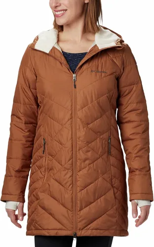 Vista 12 de Columbia Heavenly - Chaqueta larga con capucha para mujer Malva antigua