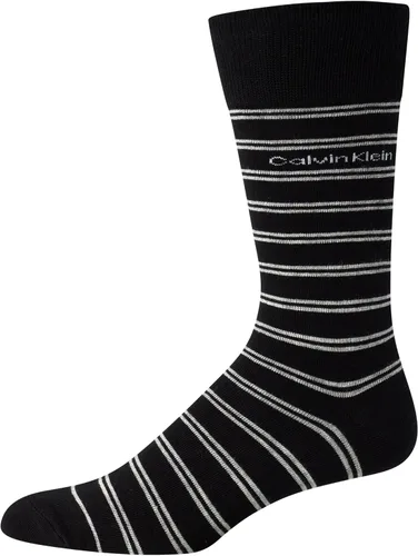 Vista 6 de Calvin Klein Calcetines de vestir para hombre, calcetines ligeros de mezcla de algodón (paquete de 8)
