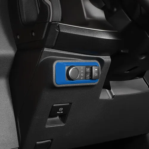 Vista 7 de RAZPOY Cubierta de botón del interruptor de faros para accesorios Ford Bronco 2021-2025 Azul