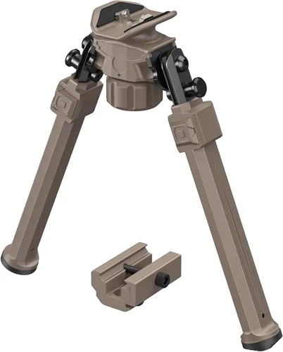 Vista 8 de CVLIFE Picatinny - Bípode para rifle con adaptador de altura ajustable, bípode de rifle resistente y duradero para caza Bipods for Rifles