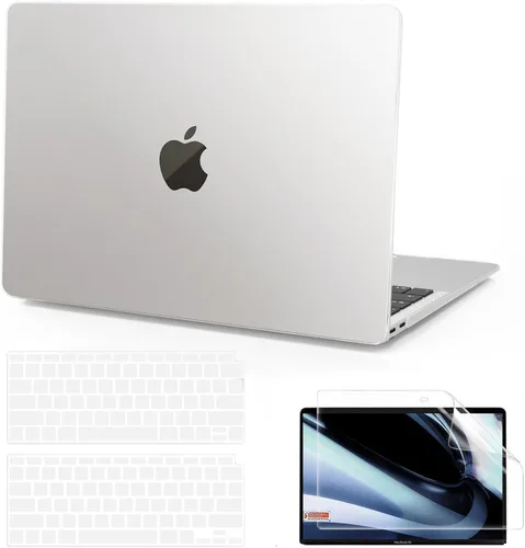 Vista 18 de B BELK Funda compatible con MacBook Air de 13 pulgadas 2022 2021 2020 2019 2018 A2337 M1 A2179 A1932 Touch ID, carcasa rígida de plástico mate