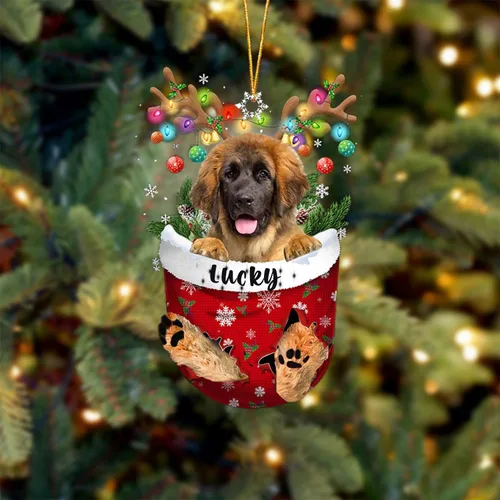 Vista 118 de Adorno de Navidad personalizado para perro Airedale Terrier en bolsillo de nieve, adorno para árbol de Navidad, idea de regalo para amantes