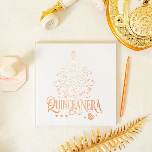 Vista 6 de Calculs Libro De Firmas para Quinceañera Libro de Visitas Mis Membrillo 15 Cumpleaños Libro de imágenes centros de mesa para 15 años quinceañeras
