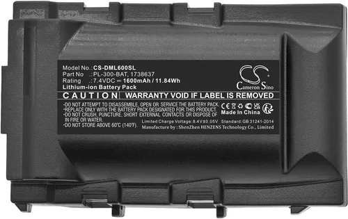 Vista 5 de Batería de repuesto de 1600mAh para DYMO Rhino 6000 Rhino 5000 Rhino 5200 PN 1738637