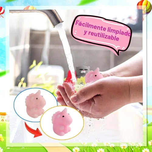 Vista 6 de 80 piezas de recuerdos para niños de 4 a 8 años, juguetes Squishies Kawaii Mochi Squishy a granel, juguetes sensoriales de ansiedad para regalos