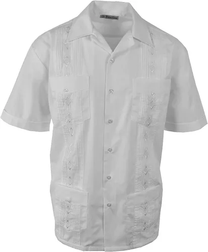 Vista 4 de Foxfire Guayabera de manga corta bordada