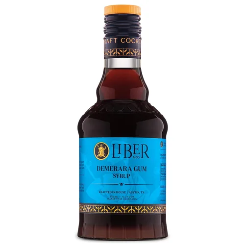 Vista 7 de Liber & Co. Jarabe de goma clásico – El jarabe simple superior con azúcar de caña pura y goma de mascar árabe natural – Hace 25 bebidas – esencial