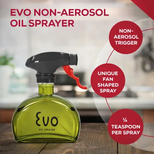 Vista 3 de Evo botella pulverizadora de aceite, sin aerosol, para aceites de oliva de cocina