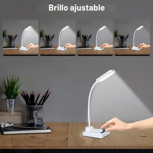 Vista 5 de MIOYOOW Kit de soldadura de lámpara de escritorio LED con brillo ajustable