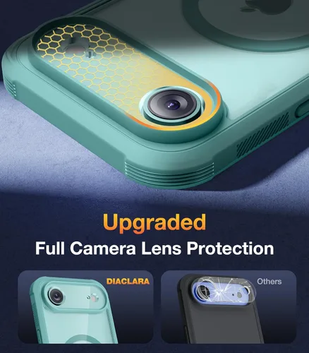 Vista 36 de DIACLARA - Funda transparente compatible con iPhone XR 6.1 pulgadas 2018