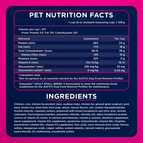 Vista 11 de Eukanuba Alimento seco para perros adultos de raza pequeña, bolsa de 15 libras