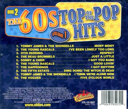 Vista 2 de Top Of The Pop Hits, 60's Vol. 34 ES