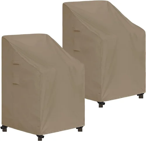 Vista 15 de Easy-Going Funda para Silla de Respaldo Alto para Exteriores Resistente a Rayos UV Funda para Silla de Patio Impermeable Funda para Muebles