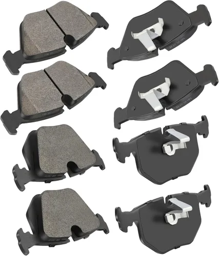 Vista 12 de Cciyu D627 Kit de 4 piezas de pastillas de freno cerámicas traseras 1994-2004 para Ford Mustang