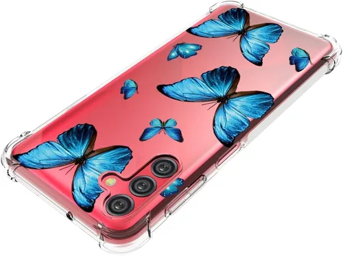 Vista 4 de Funda para Galaxy A13 5G, para Samsung A135G Lindo, Transparente Flexible Bumper TPU Suave Goma Cubierta de Silicona Funda para Samsung Galaxy A13