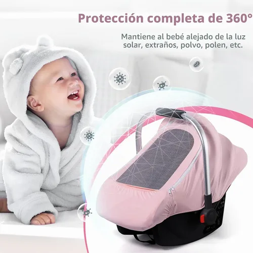 Vista 2 de Funda de asiento de coche de bebé para Doona, Craco, funda de asiento de coche infantil para niñas