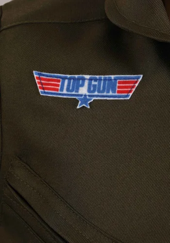Vista 6 de Disfraz Deluxe de Traje de Vuelo Top Gun para Niños Multicolor