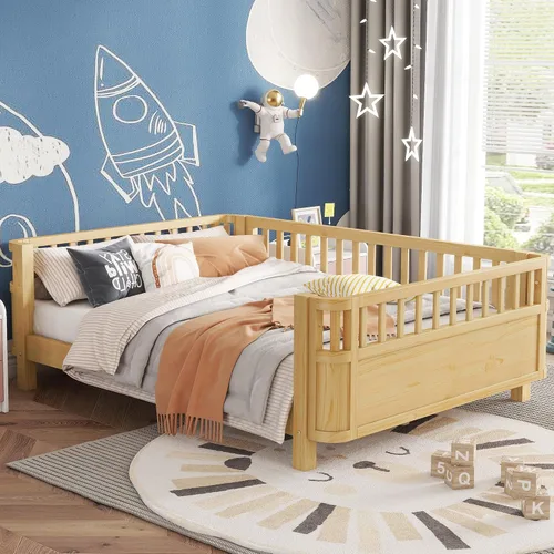 Vista 12 de Harper & Bright Designs - Estructura de cama de madera Blanco con cajones de almacenamiento