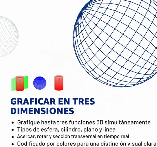 Vista 6 de Casio Fx-CG100 ClassWiz® Calculadora gráfica a color con gráfico 3D y Python Pantalla grande de alta resolución, funciones básicas y avanzadas