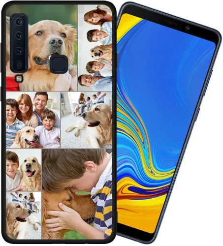 Vista 2 de Funda de teléfono personalizada para Galaxy A9 2018, collages de múltiples imágenes, funda protectora a prueba de arañazos y caídas, funda