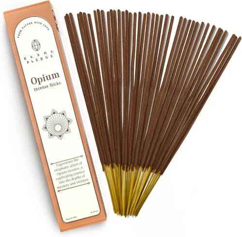 Vista 29 de Bakhoor - Varitas de incienso orgánicas sumergidas a mano, 100 varillas con hierbas naturales e ingredientes aromáticos, tiempo de combustión de 45