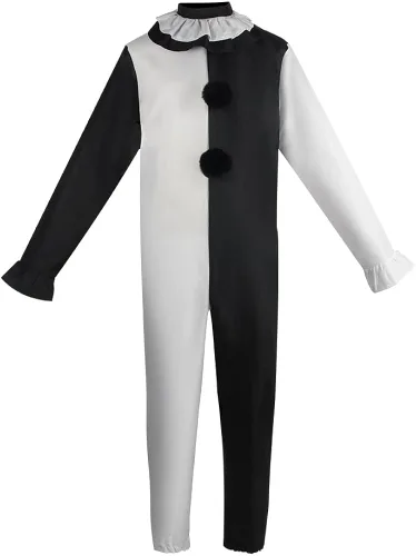 Vista 3 de Yakisle Disfraz de payaso Art the Clown Cosplay Halloween traje completo