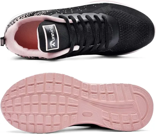 Vista 3 de AUPERF Zapatos de aire para mujer para caminar correr tenis deportes cómodos para gimnasio