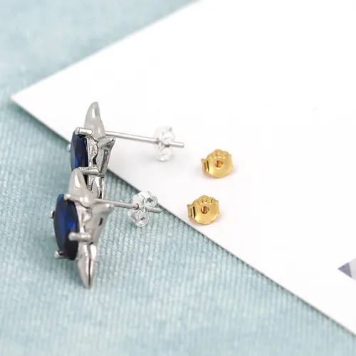 Vista 2 de 20 unidades/10 pares de aretes chapados en oro de 18 quilates para tachuelas, de plata de ley 925, no se decolora, seguro, hipoalergénico seguro