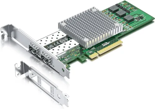 Vista 12 de Tarjeta de interfaz de red Gigabit Ethernet (NIC) de 10/100/1000Mbps de doble cobre RJ45, con chip Intel 82576, equivalente a Intel E1G42ET, PCIE